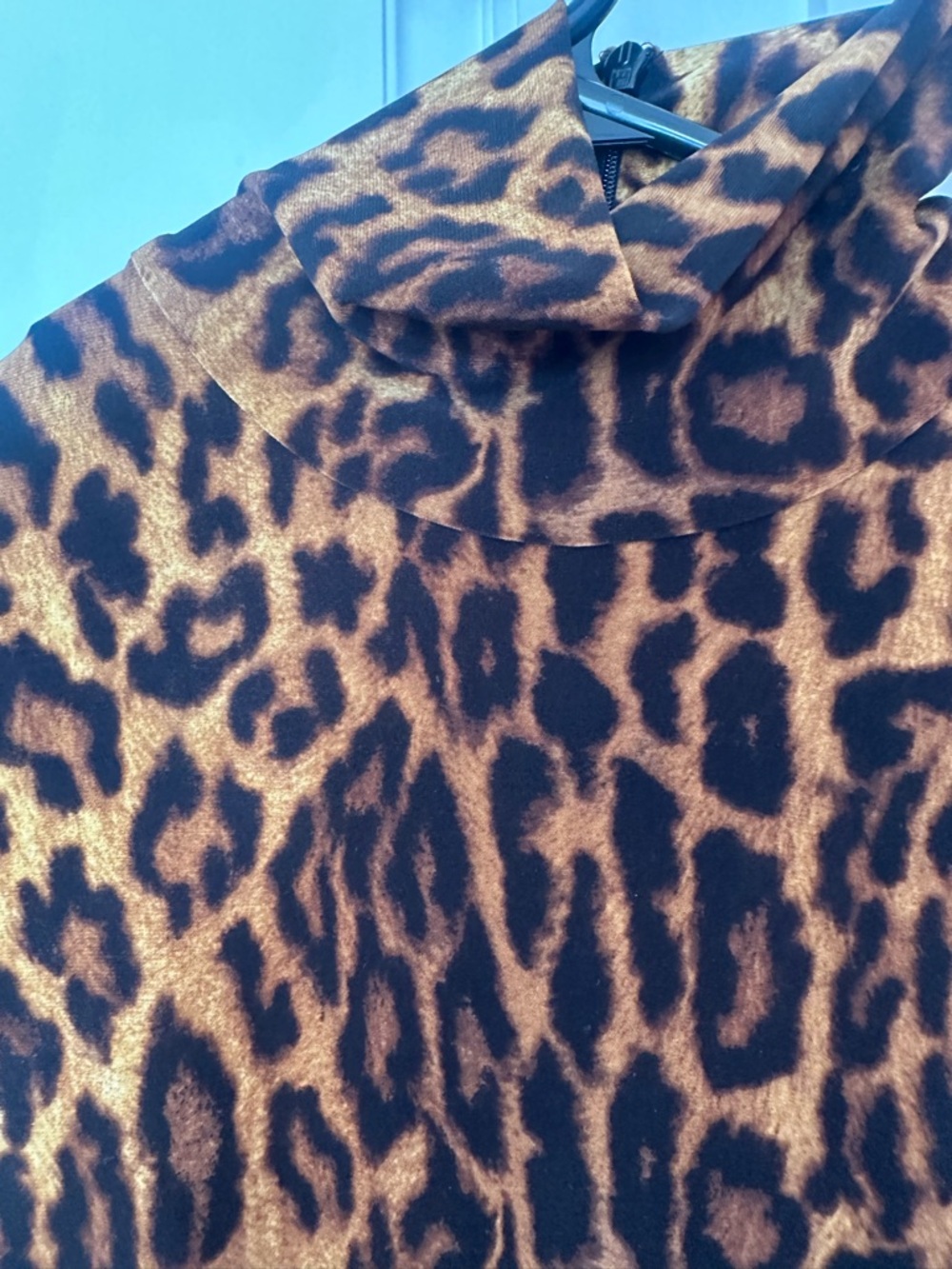 Norma Kamali Leopard-Print Long-Sleeve Midi Dress - Brown/Black - Picture 10 of 16